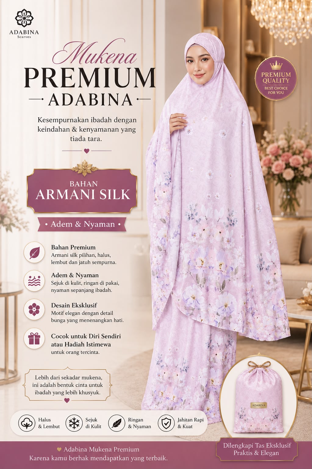 Mukena Premium | Adabina