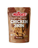 Rendang Keripik Kulit Ayam Krispi | NGEKREZ Chicken Skin Renyah Gurih Cemilan Enak Murah Snack Crispi Halal