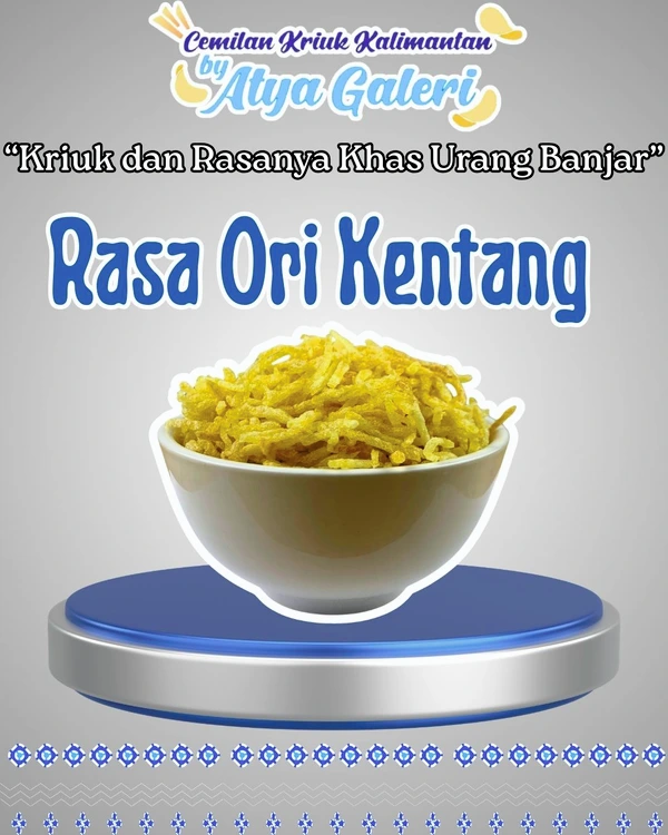 Kentang Kriuk Kalimantan | Keripik Kentang | Kentang Mustofa
