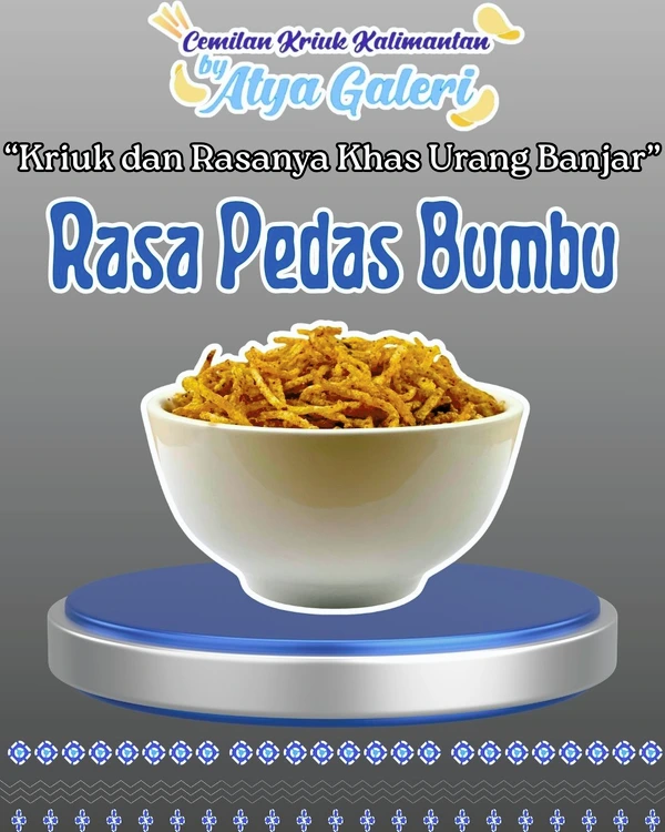 Kentang Kriuk Kalimantan | Keripik Kentang | Kentang Mustofa