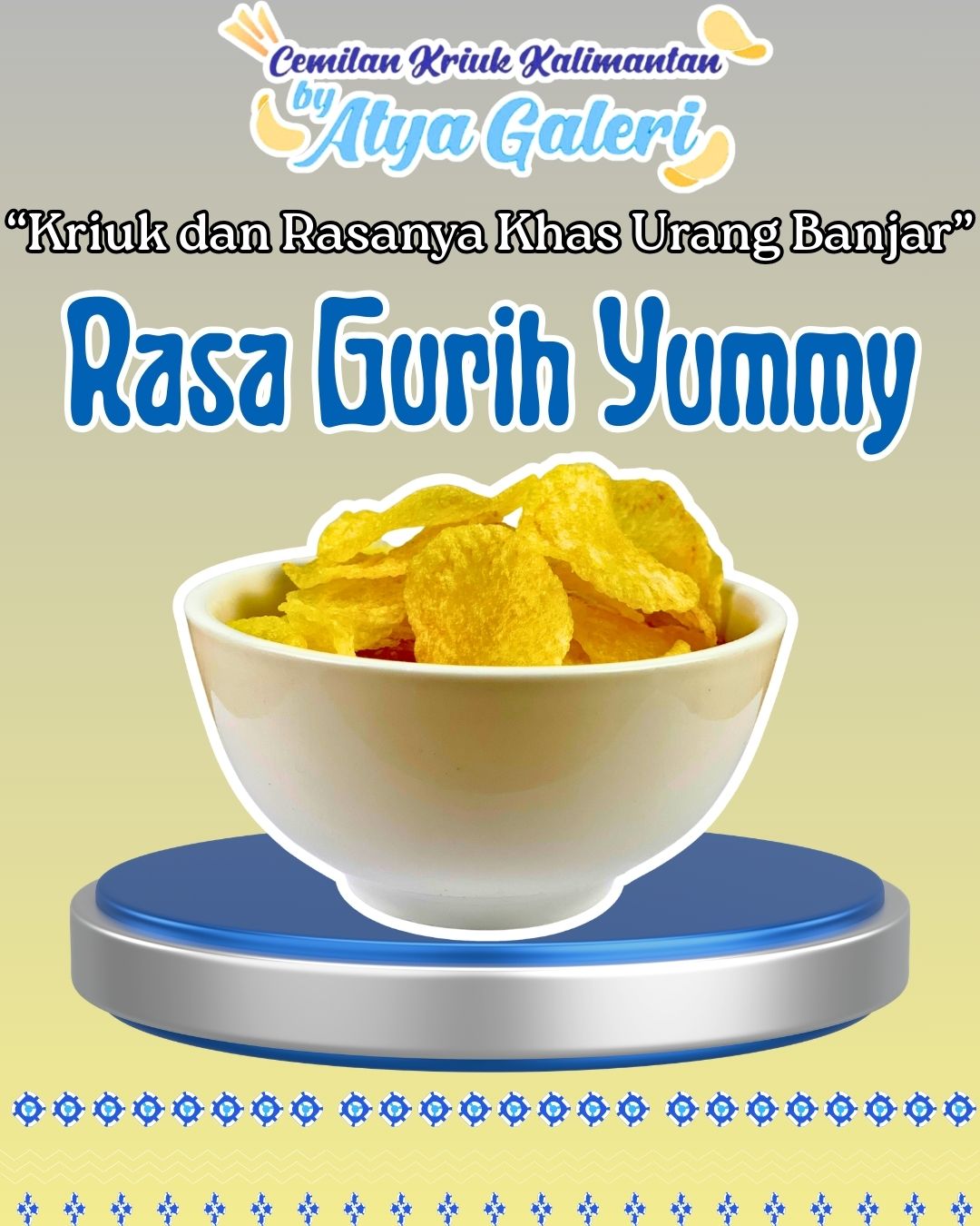 Kentang Kriuk Kalimantan | Keripik Kentang | Kentang Mustofa
