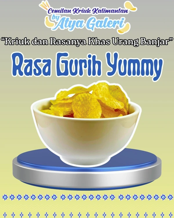 Kentang Kriuk Kalimantan | Keripik Kentang | Kentang Mustofa