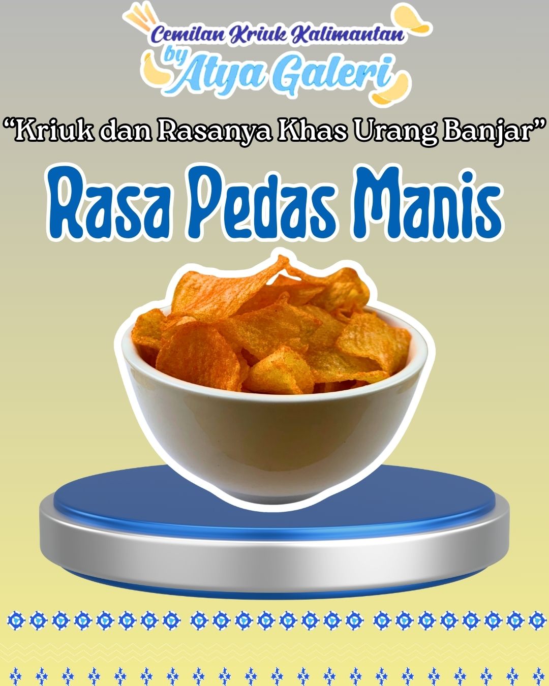 Kentang Kriuk Kalimantan | Keripik Kentang | Kentang Mustofa