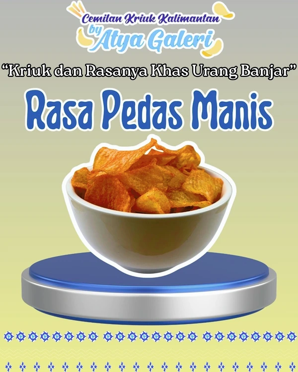 Kentang Kriuk Kalimantan | Keripik Kentang | Kentang Mustofa