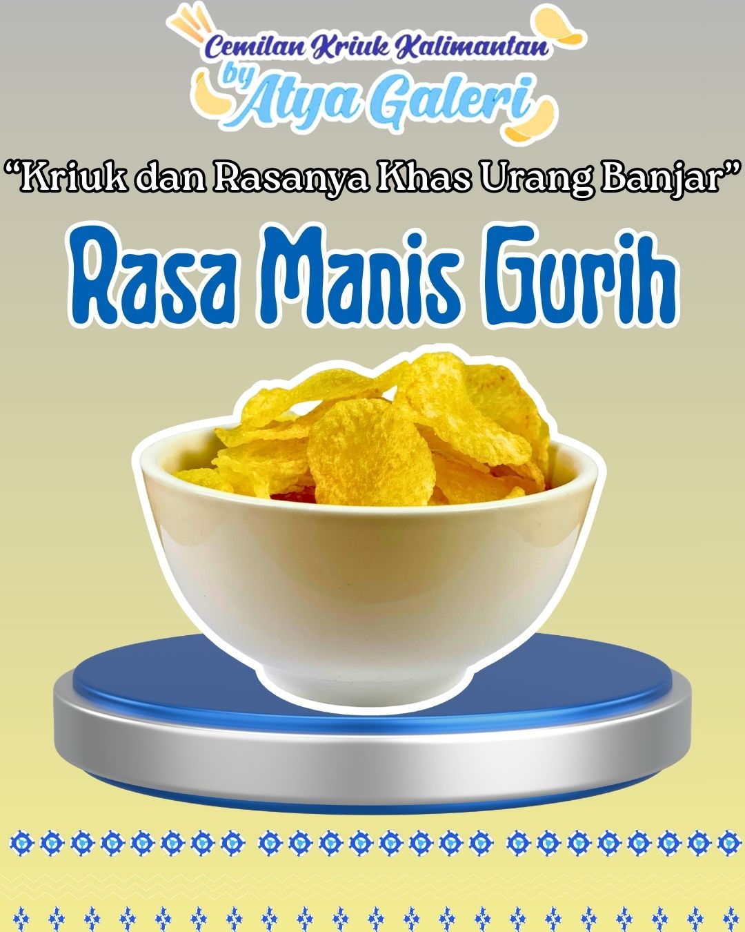 Kentang Kriuk Kalimantan | Keripik Kentang | Kentang Mustofa