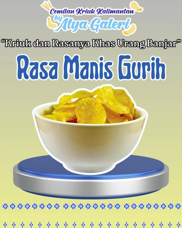 Kentang Kriuk Kalimantan | Keripik Kentang | Kentang Mustofa