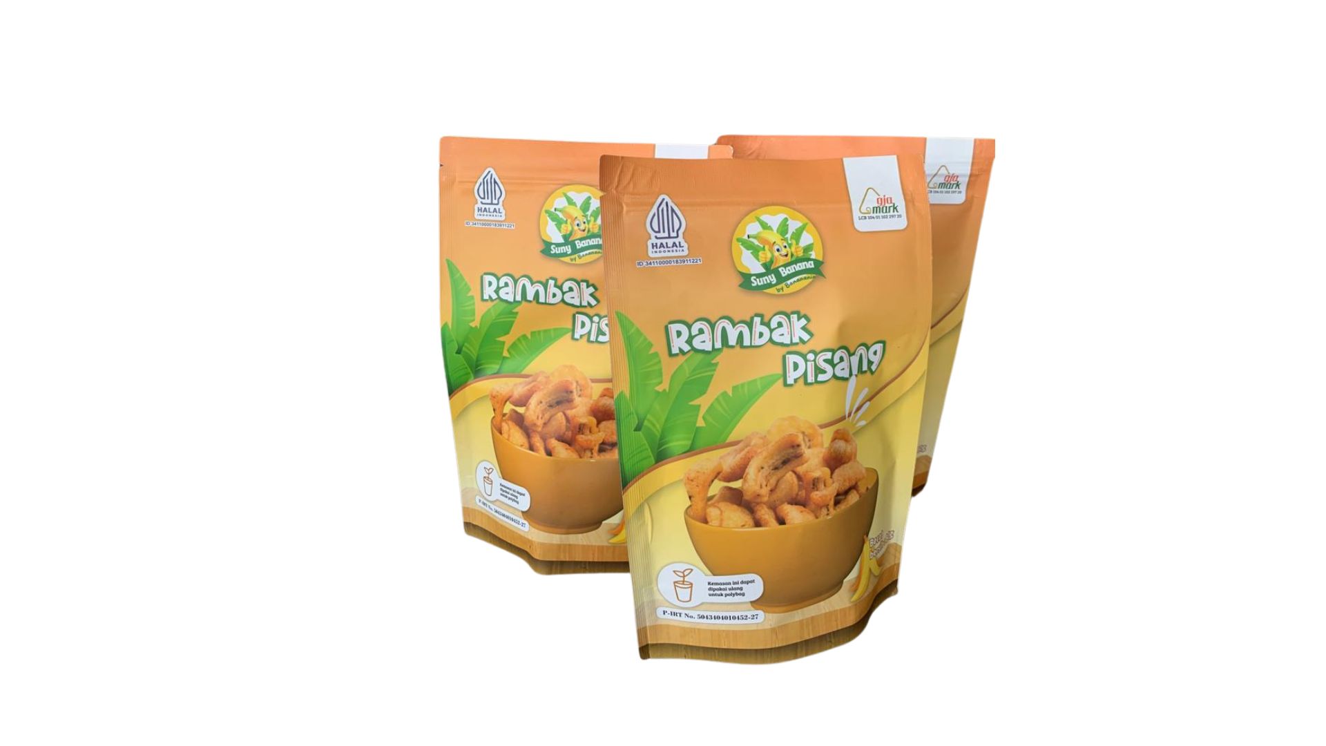 Bananania Rambak pisang (banana crunch)