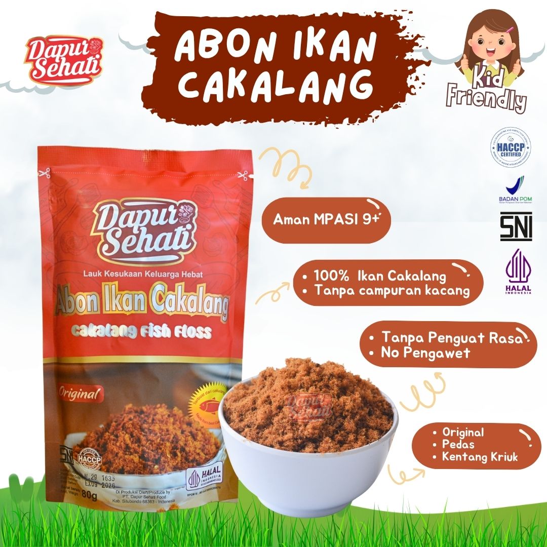 Abon Ikan Cakalang Dapur Sehati Tanpa MSG Tanpa Pengawet