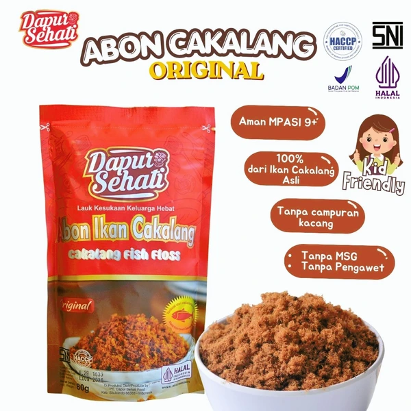 Abon Ikan Cakalang Dapur Sehati Tanpa MSG Tanpa Pengawet
