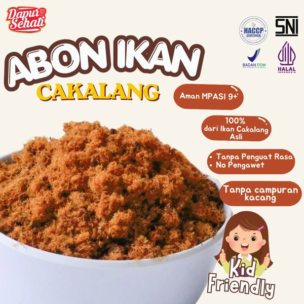 Abon Ikan Cakalang Dapur Sehati Tanpa MSG Tanpa Pengawet