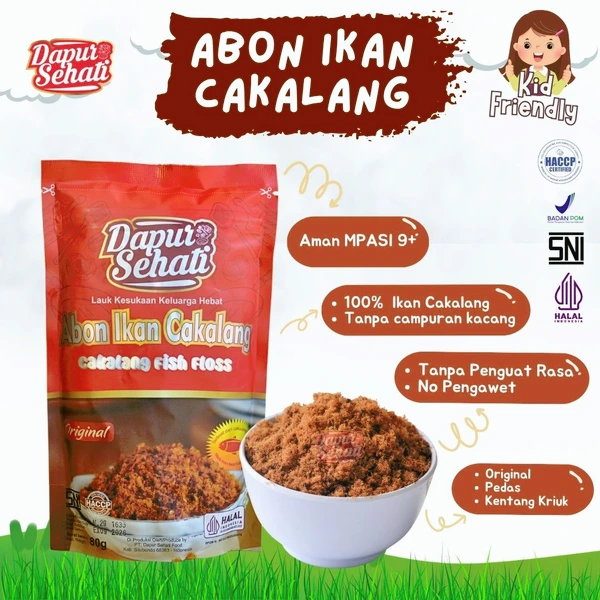 Abon Ikan Cakalang Dapur Sehati Tanpa MSG Tanpa Pengawet