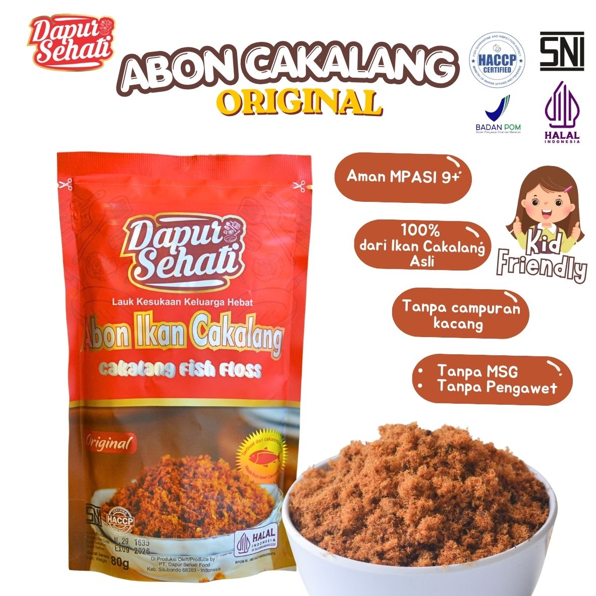 Abon Ikan Cakalang Dapur Sehati Tanpa MSG Tanpa Pengawet