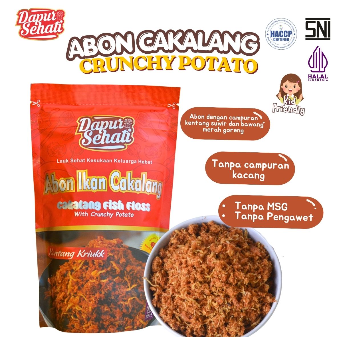 Abon Ikan Cakalang Dapur Sehati Tanpa MSG Tanpa Pengawet