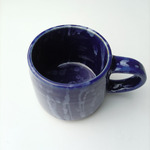 JINJIT POTTERY  Splash Mug  Gelas Keramik Putih - size M