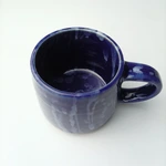 JINJIT POTTERY  Splash Mug  Gelas Keramik Putih - size M