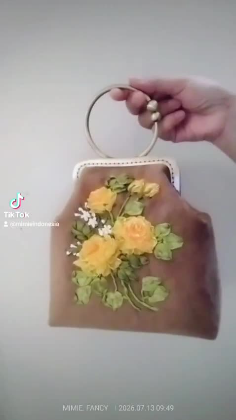 Tas mini Yellow roses