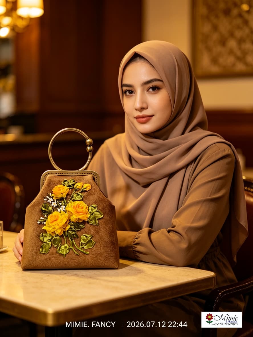 Tas mini Yellow roses