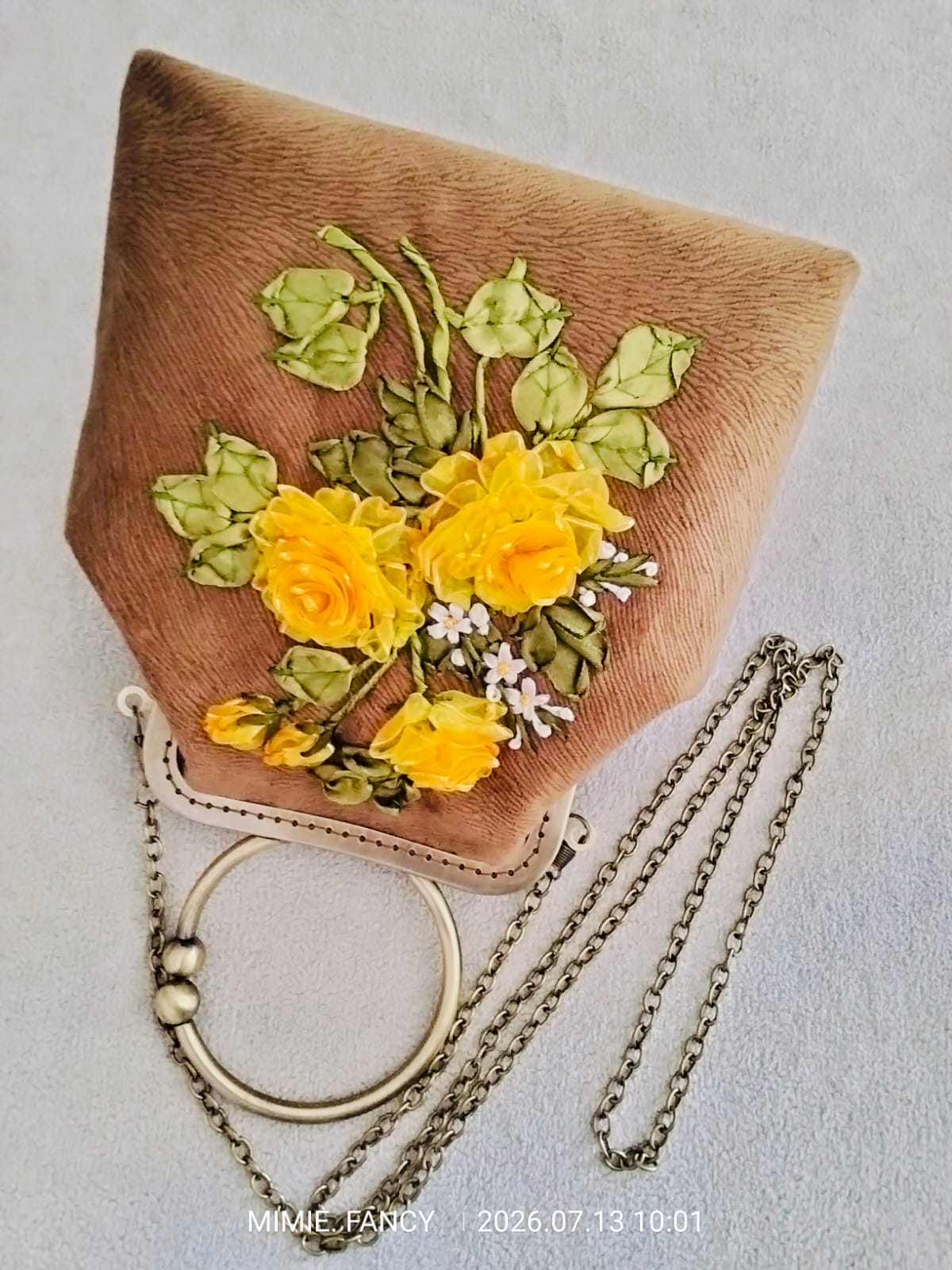 Tas mini Yellow roses