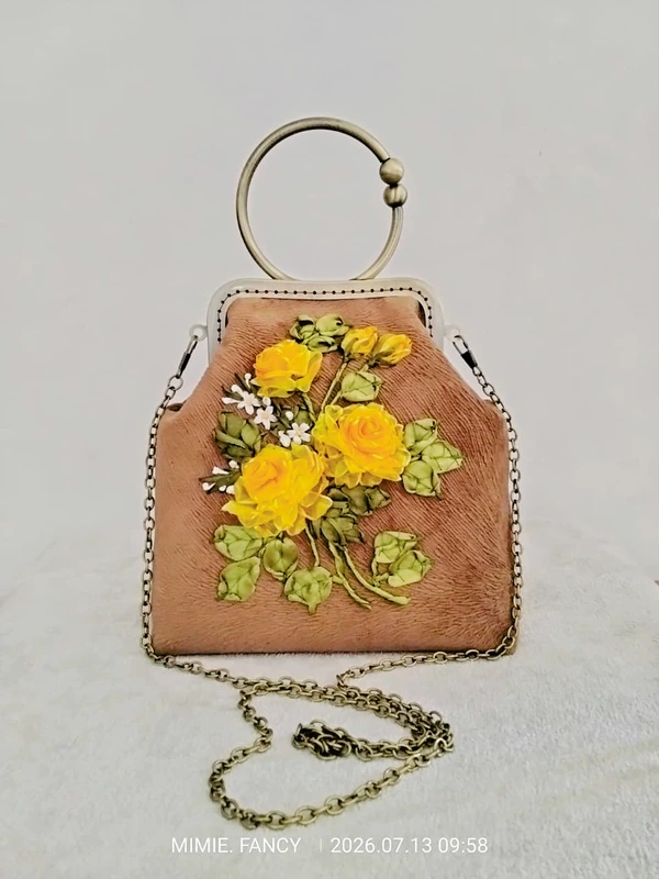 Tas mini Yellow roses
