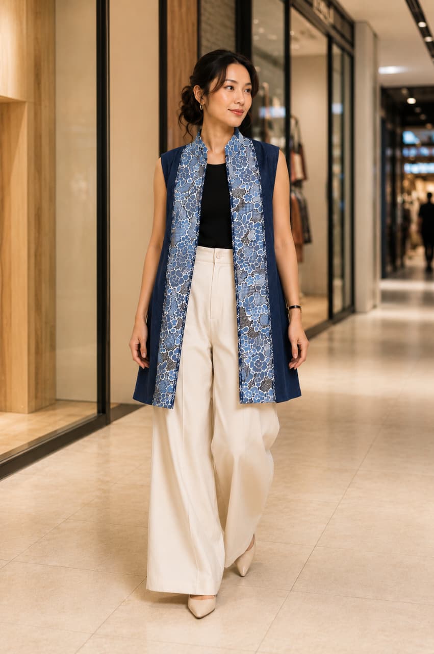 Karsa Vest - Denim