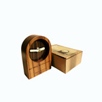 Jam Meja Kayu Aruni