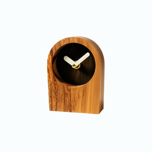 Jam Meja Kayu Aruni