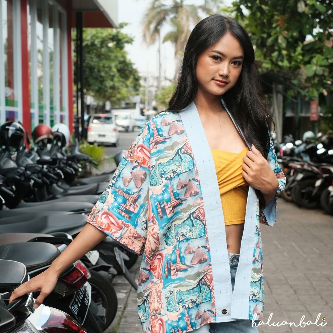 Outer Bolak Balik Katun Twill - Series Ruang Waktu (WITA)