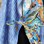 Outer Tali Katun Organik - Series Ruang Waktu (WITA) - Warna Biru