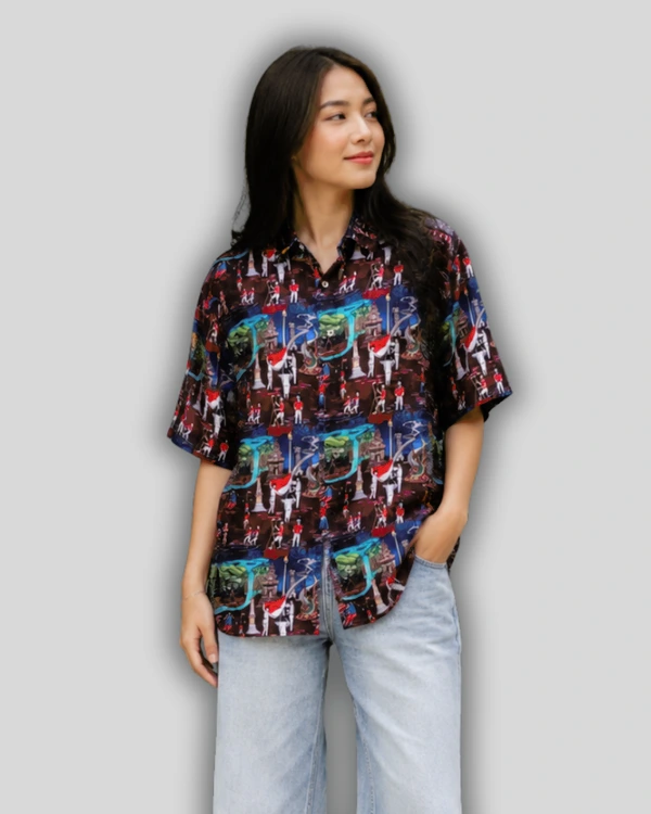 Kemeja 17 Agustus - Tencel - Bahan Kain Organik