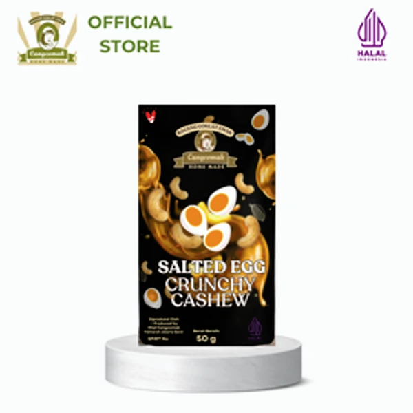 Snack Kacang Mede Salted Egg Cangcomak Salted Egg Crunchy 50 g