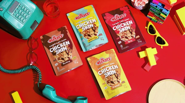 ALL VARIAN Keripik Kulit Ayam Krispi | NGEKREZ Chicken Skin Renyah Gurih Cemilan Enak Murah Snack Crispi Halal