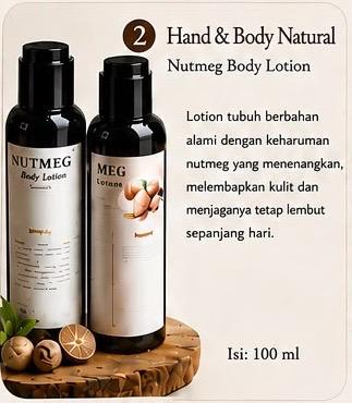 Hand & Body Natural Nutmeg Body Lotion 100 ml