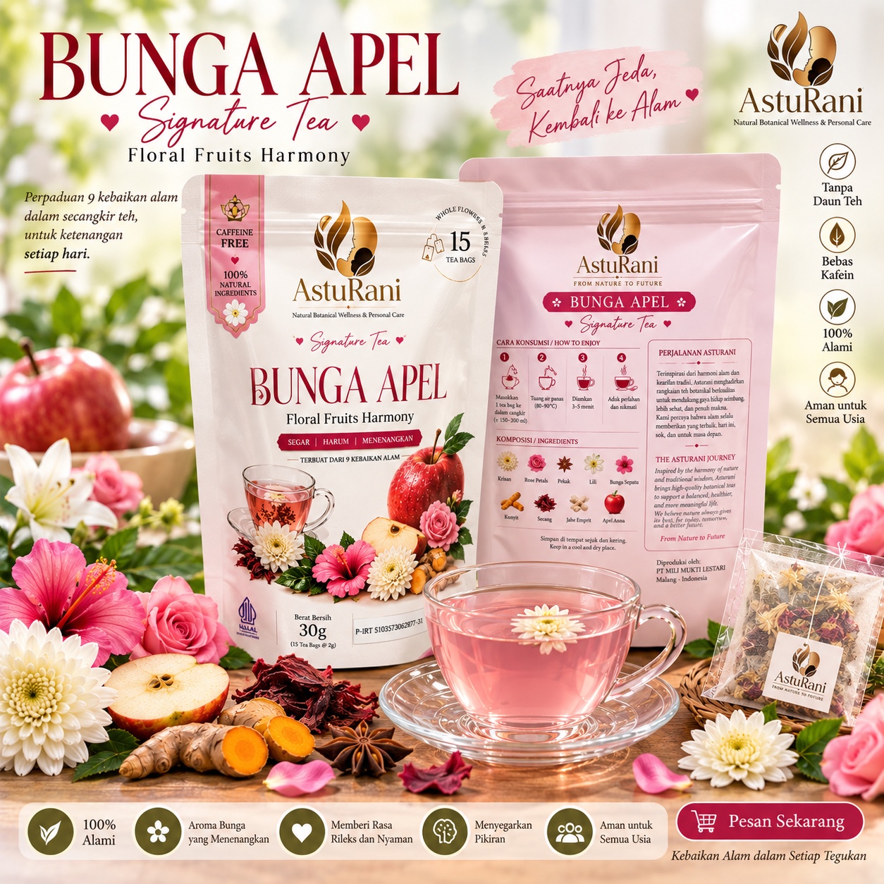 Asturani Bunga Apel | Floral Fruits Harmony