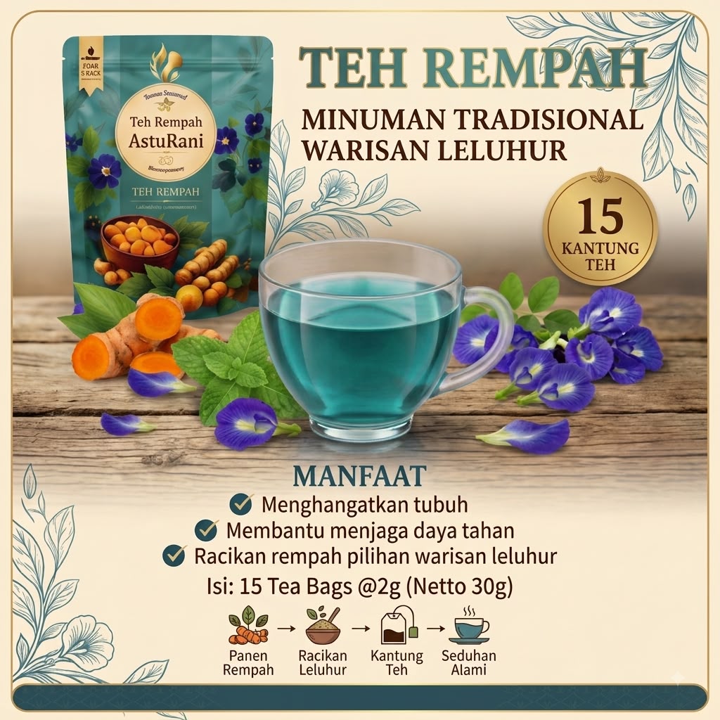 Teh Rempah Premium Asturani | A Spiced Drink Inherited From Indonesians Ancestors