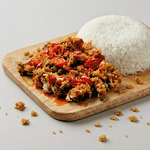 PAKET NGEKREZ GEPREK | Ayam Crispy Sambal Geprek + Nasi | Ayam Krispi Pedas Gurih