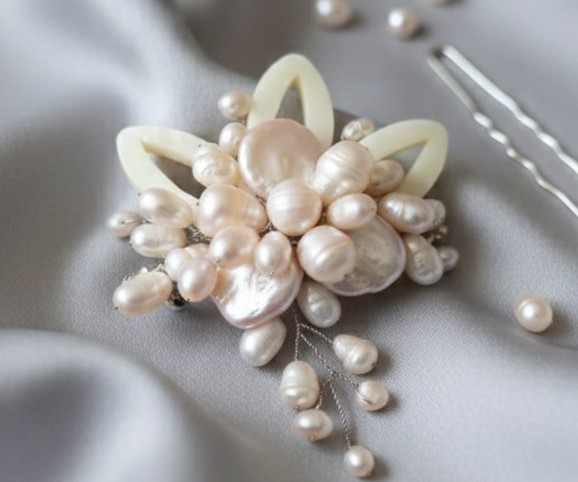 Bros Mutiara Baroque Manik Kerang