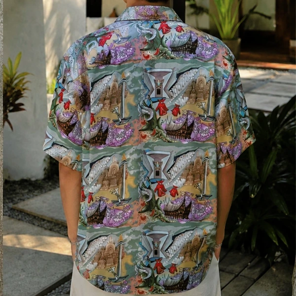 Kemeja Pria Tencel - Series Ruang Waktu - WIB (Waktu Indonesia Barat)