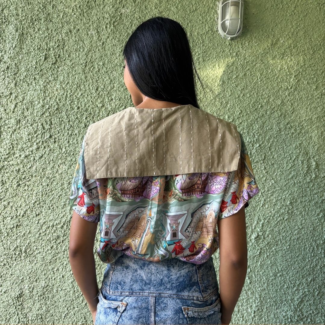 Kemeja Wanita Tencel - Series Ruang Waktu - WIB (Waktu Indonesia Barat)