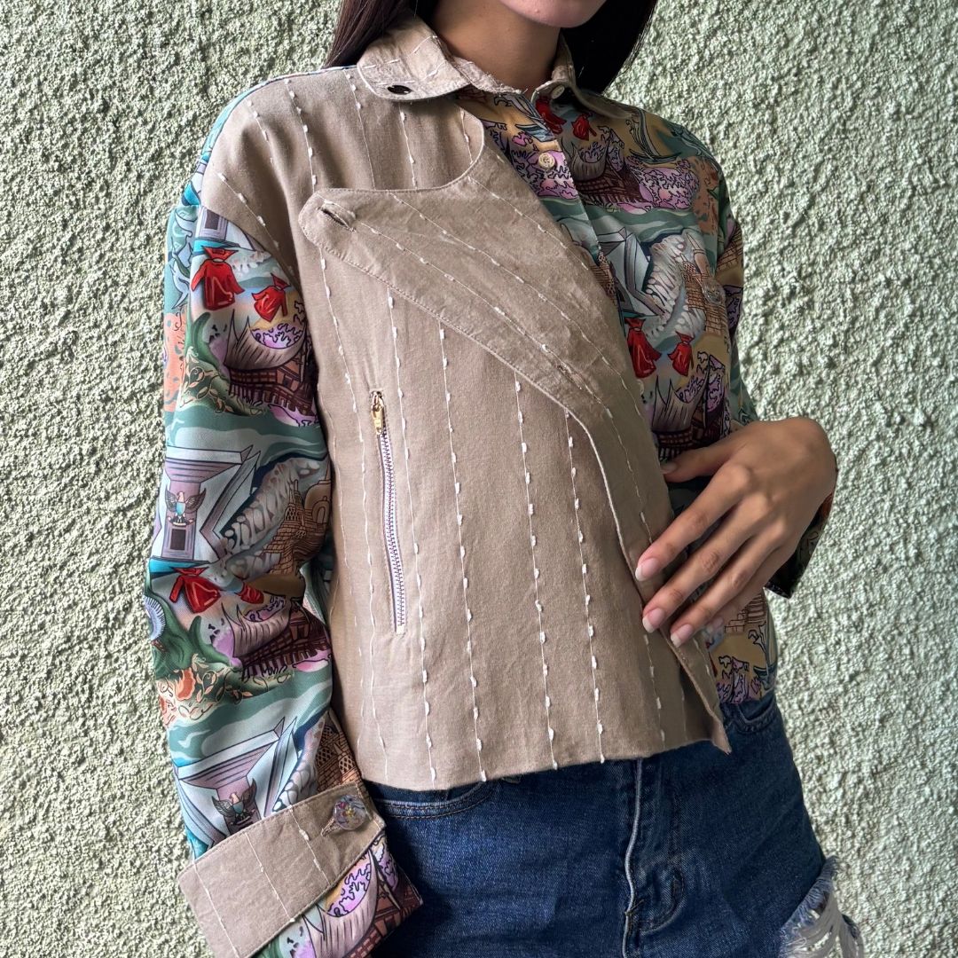 Jaket Kancing Katun Twill - Series Ruang Waktu - WIB (Waktu Indonesia Barat)