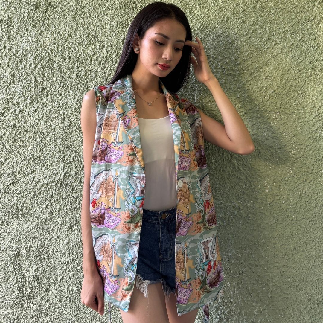 Outer Jas Tencel - Series Ruang Waktu - WIB (Waktu Indonesia Barat)