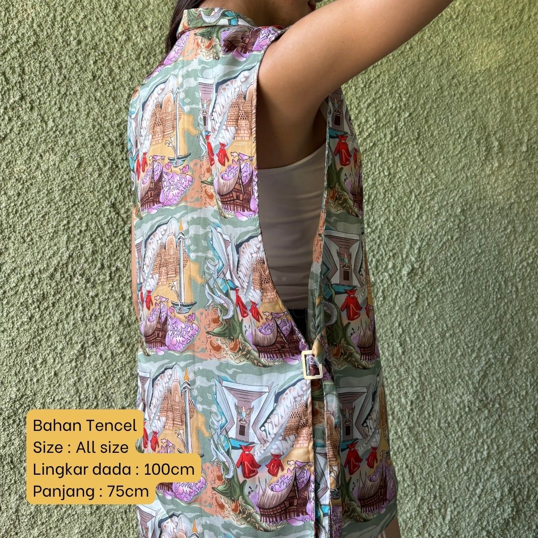 Outer Jas Tencel - Series Ruang Waktu - WIB (Waktu Indonesia Barat)