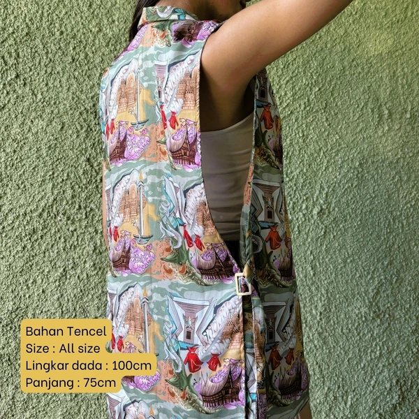 Outer Jas Tencel - Series Ruang Waktu - WIB (Waktu Indonesia Barat)