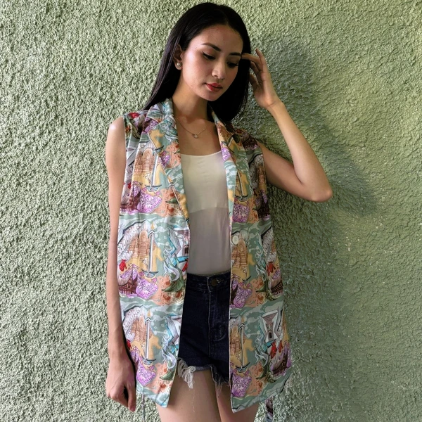 Outer Jas Tencel - Series Ruang Waktu - WIB (Waktu Indonesia Barat)