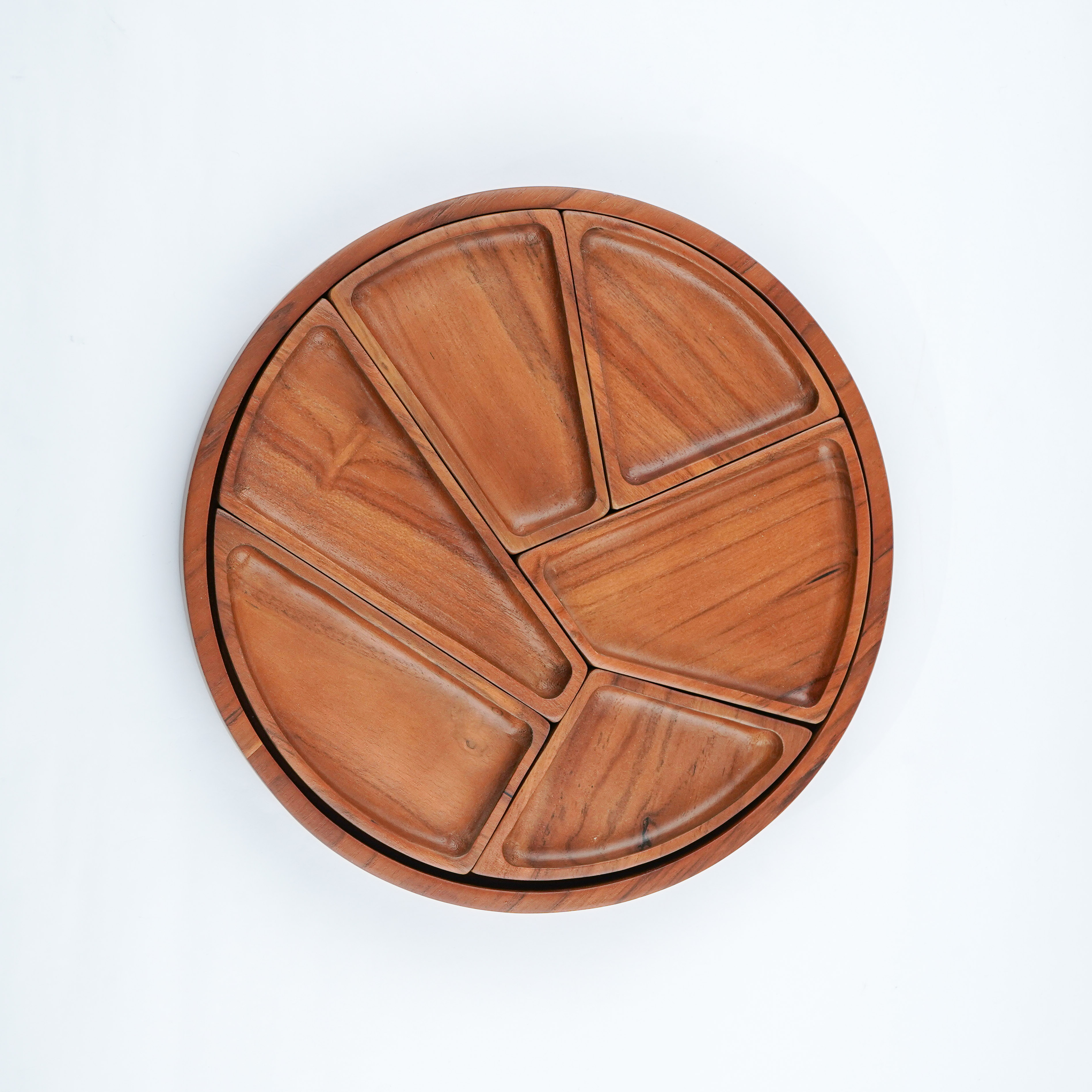 Wooden Plate CNC Square Puzzle