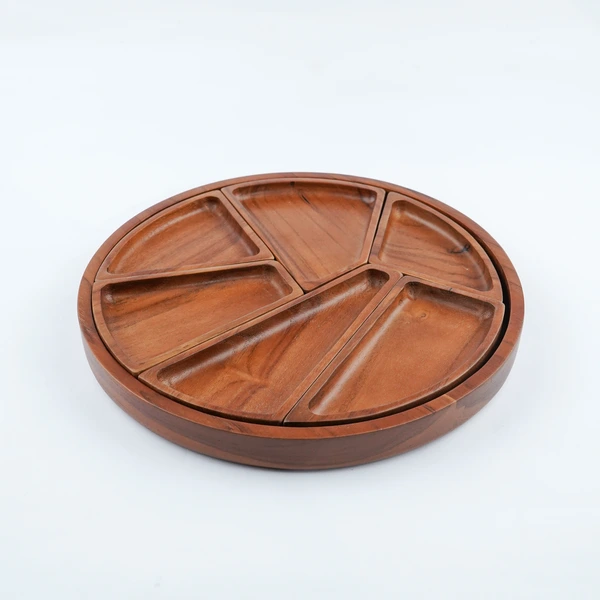 Wooden Plate CNC Square Puzzle