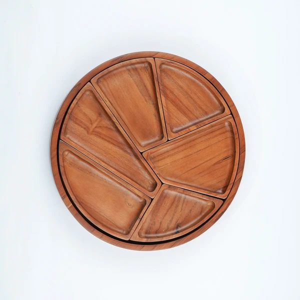 Wooden Plate CNC Square Puzzle