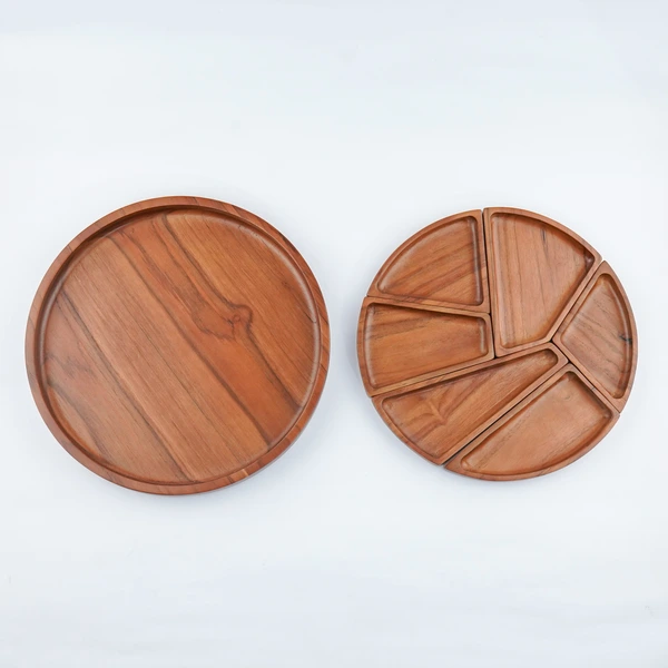 Wooden Plate CNC Square Puzzle