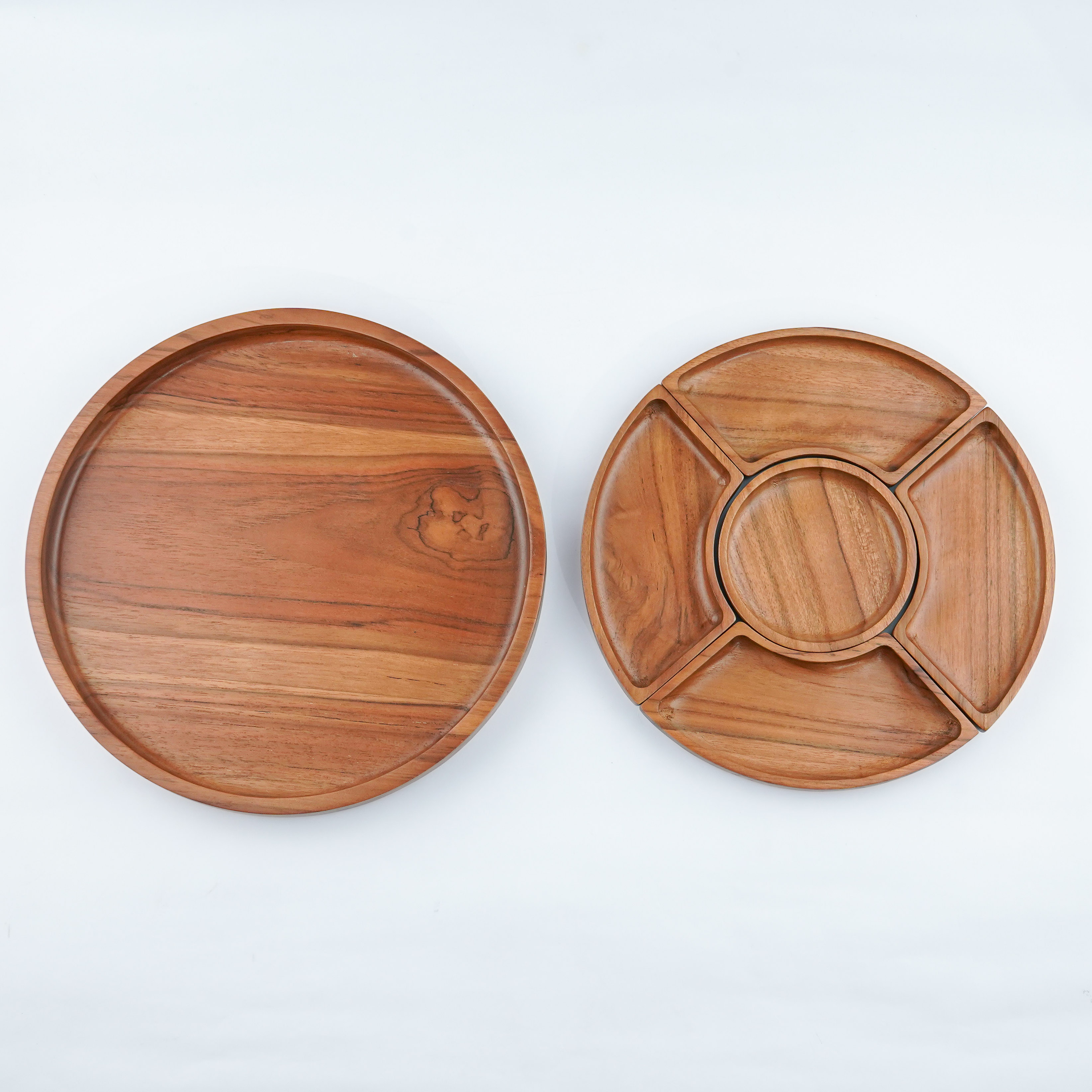 Wooden Plate CNC Round Puzzle