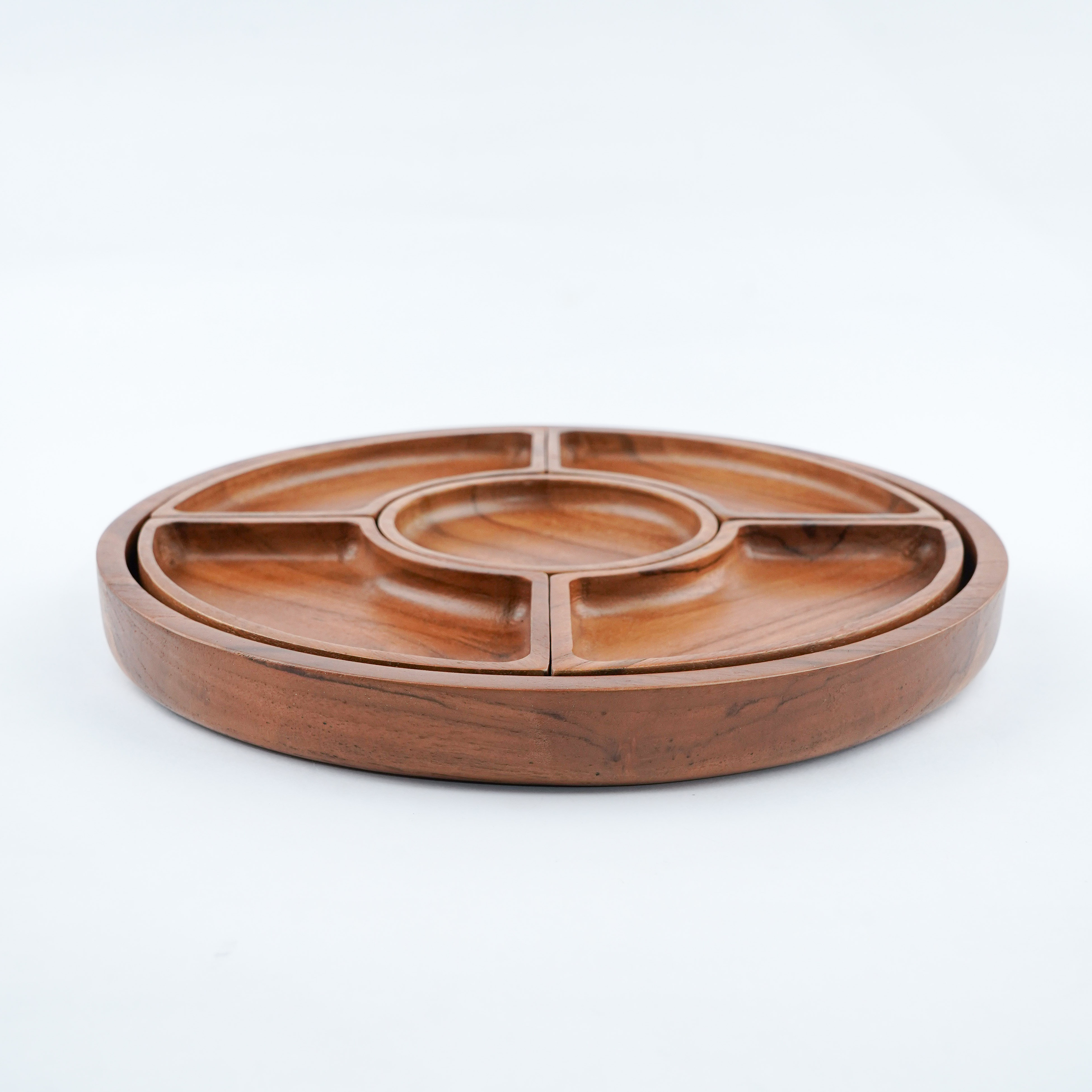 Wooden Plate CNC Round Puzzle