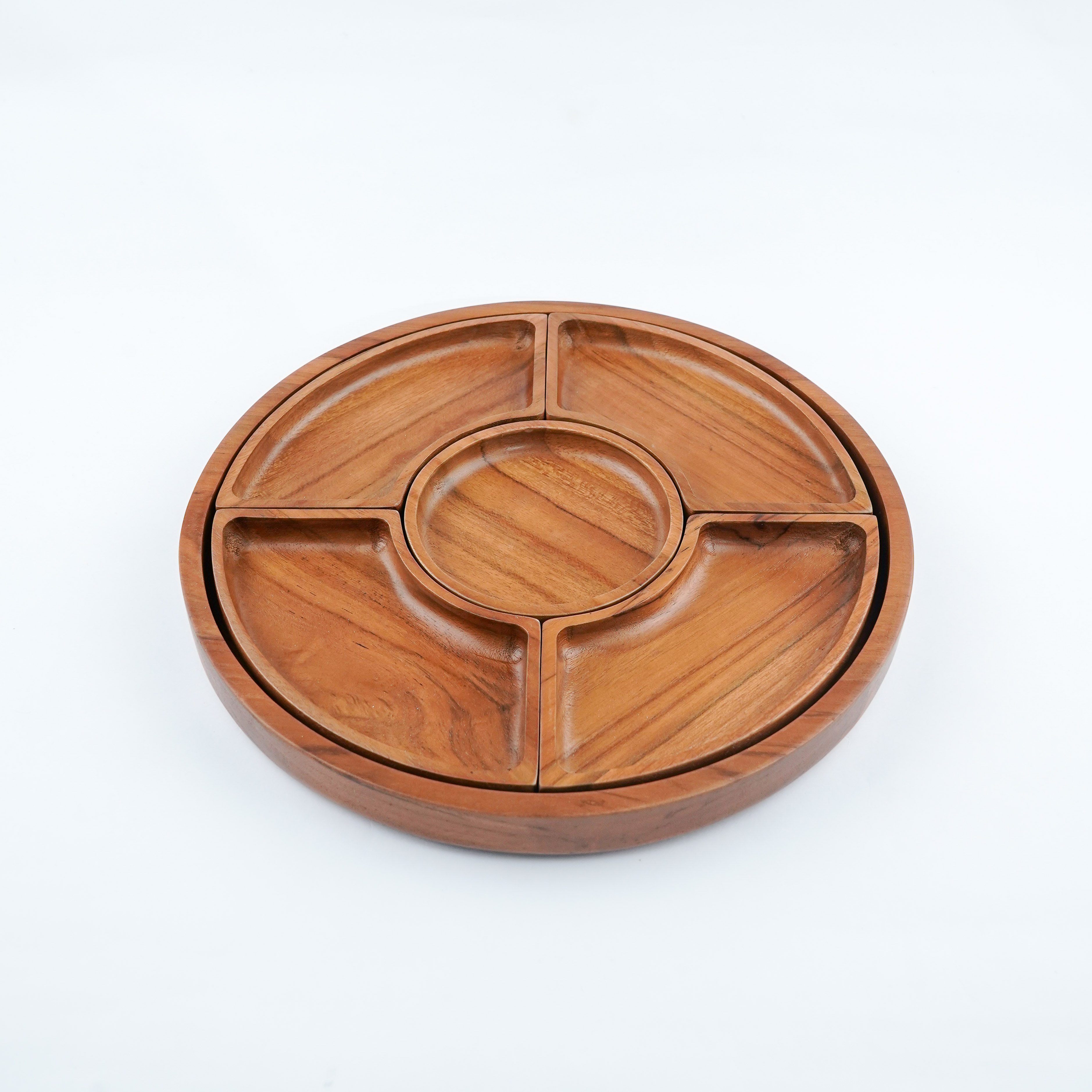 Wooden Plate CNC Round Puzzle